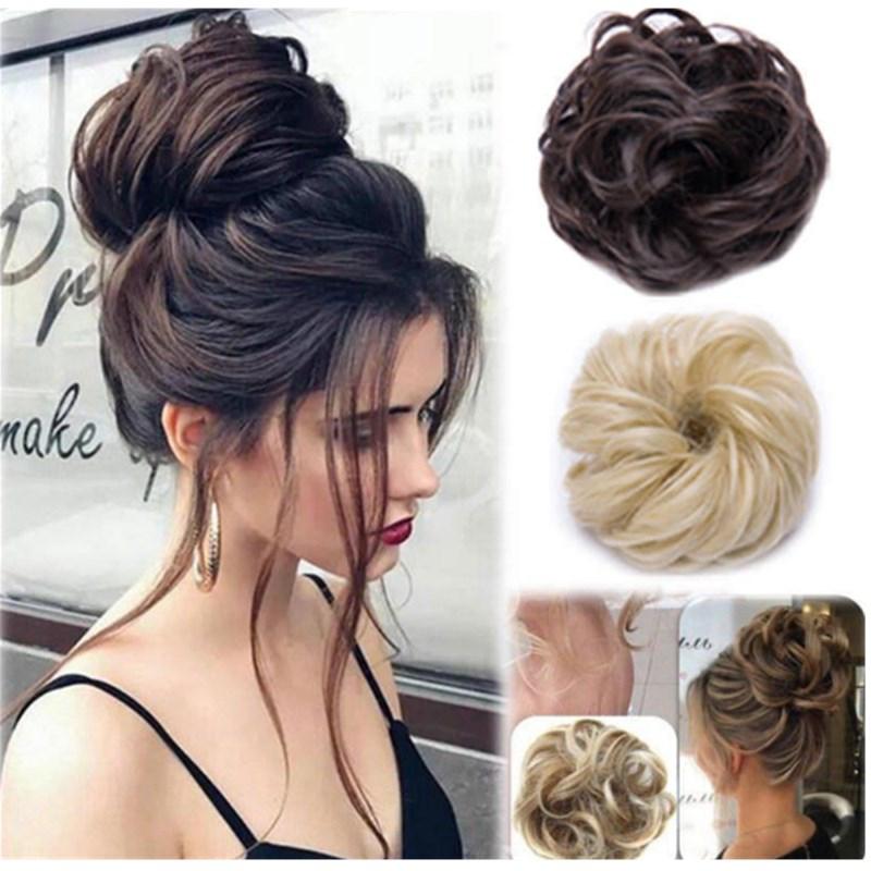 Messy Bun Hair Scrunchie