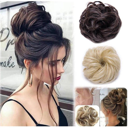 Messy Bun Hair Scrunchie