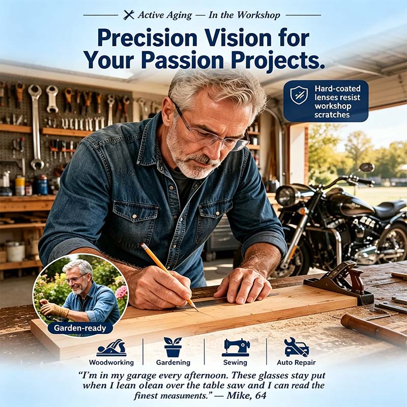 Multi-Zone Photochromic Reading Glasses – photo 3