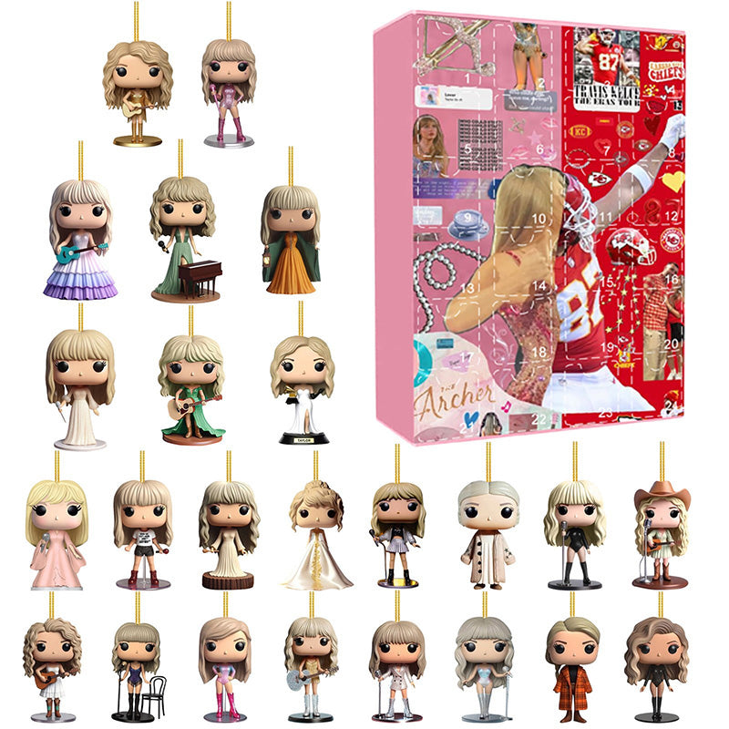 Pop Star Holiday Countdown Calendar
