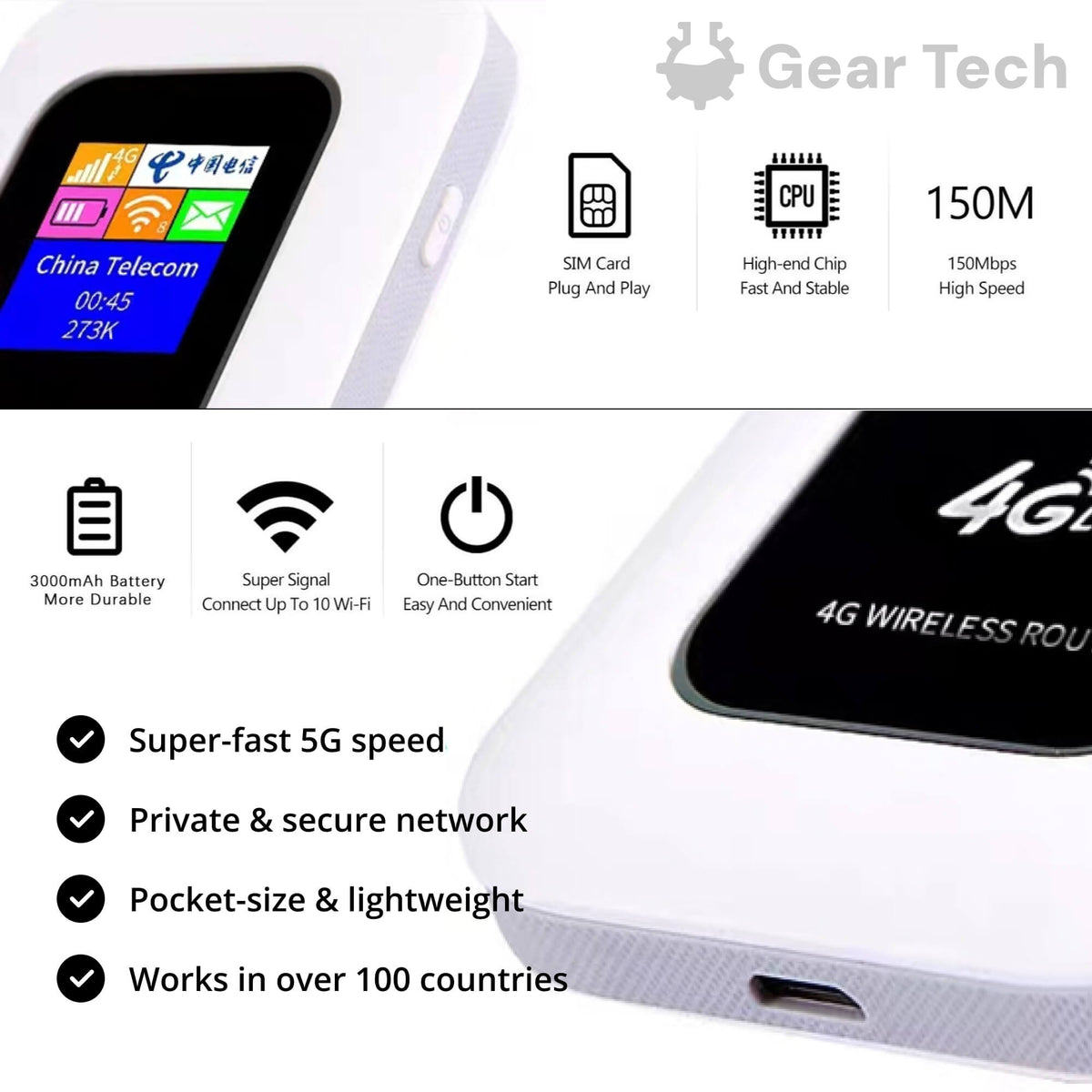 Portable 5G WiFi Router – photo 3