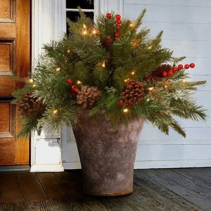 Pre-Lit Christmas Urn Filler