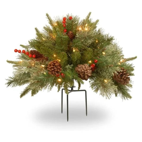 Pre-Lit Christmas Urn Filler – photo 2