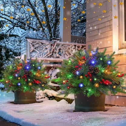 Pre-Lit Christmas Urn Filler – photo 4