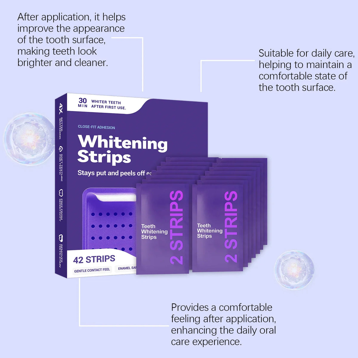 Purple Teeth Whitening Strips – photo 4