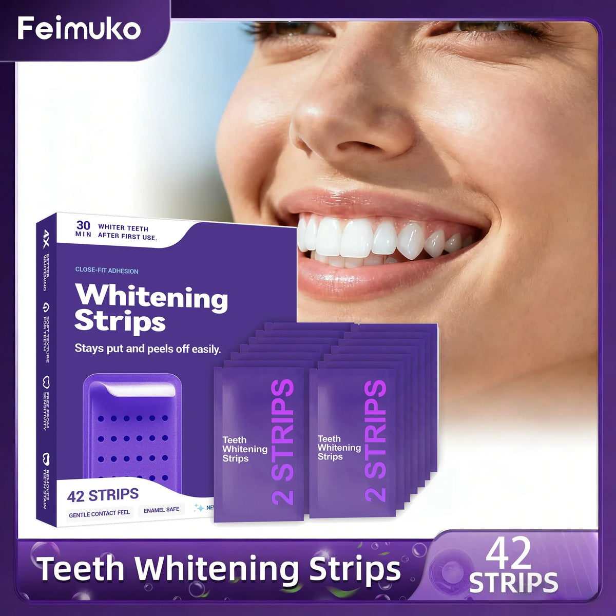 Purple Teeth Whitening Strips – photo 6