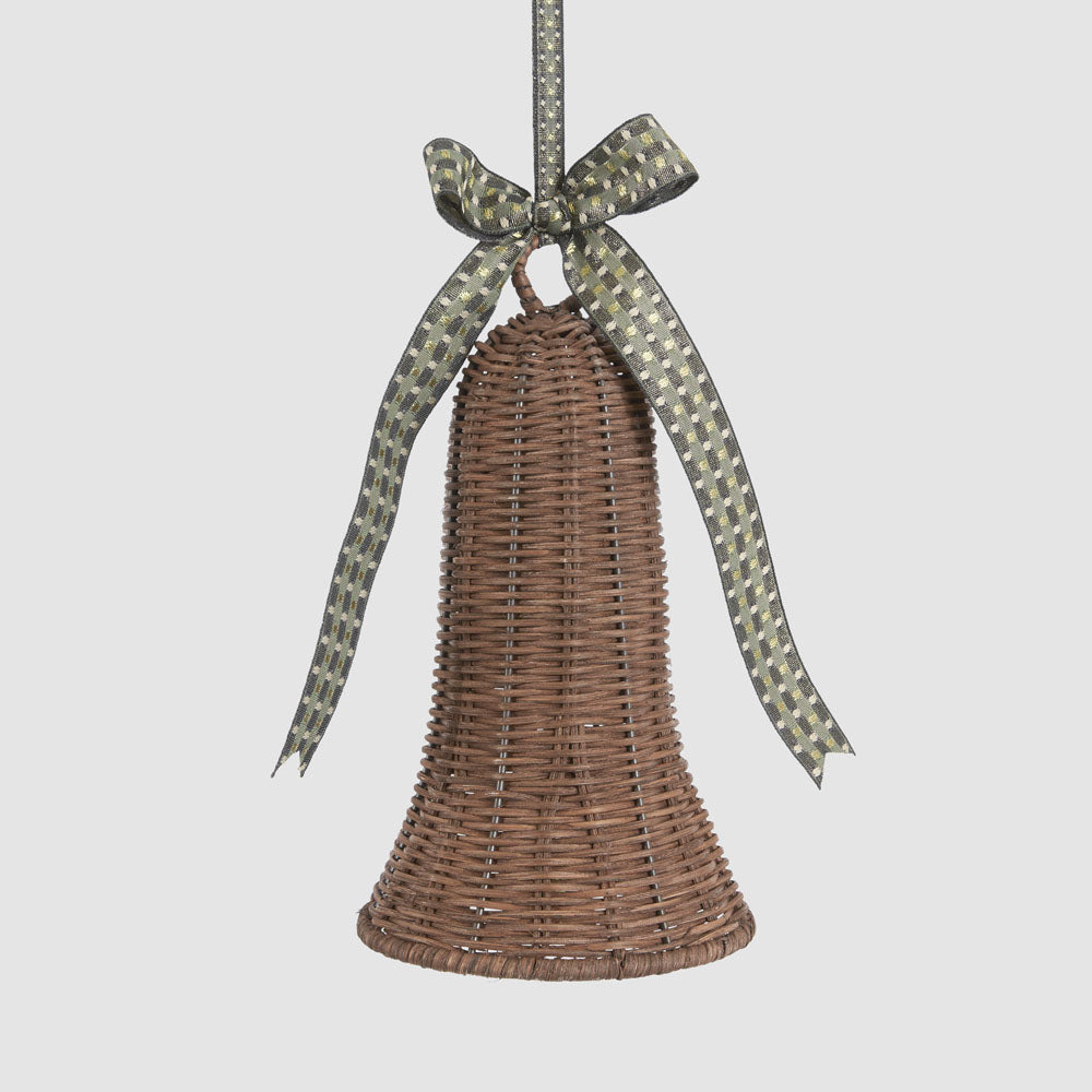 Rattan Bell Ornament