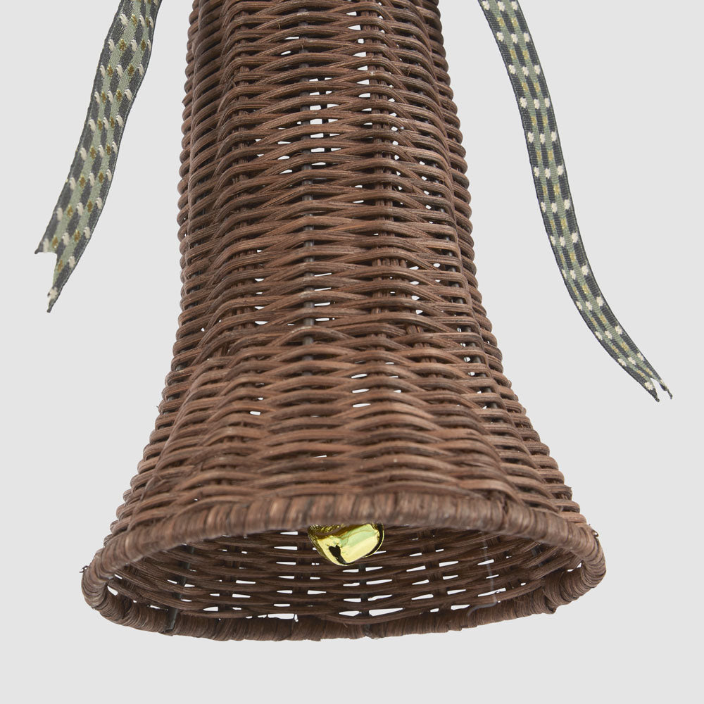 Rattan Bell Ornament – photo 3
