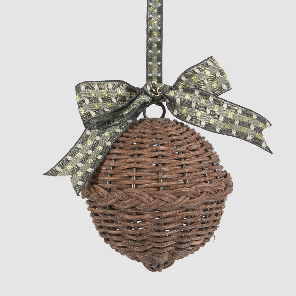 Rattan Christmas Bauble