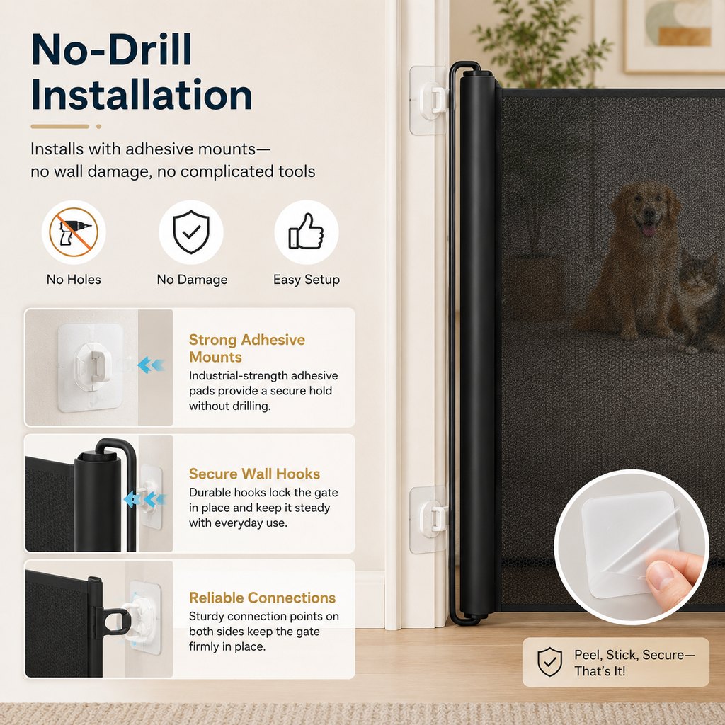 Retractable Pet Gate – photo 7