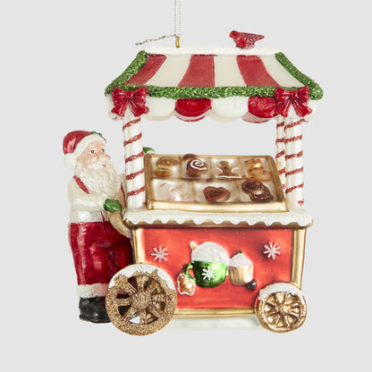 Santa Cart Decoration