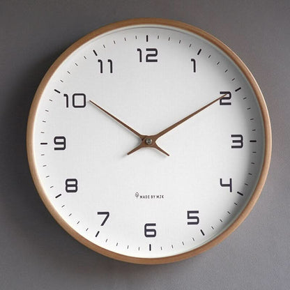 Scandinavian Wooden Wall Clock – photo 3