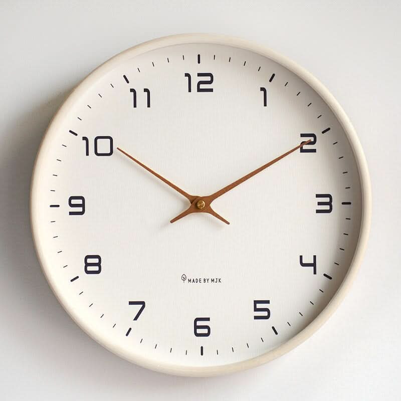 Scandinavian Wooden Wall Clock – photo 4