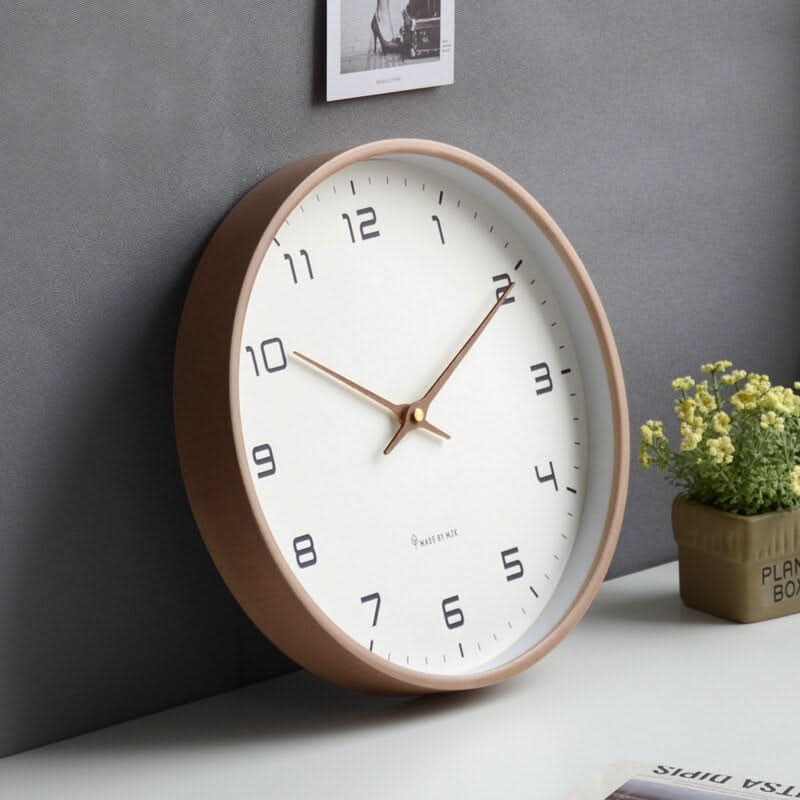 Scandinavian Wooden Wall Clock – photo 6
