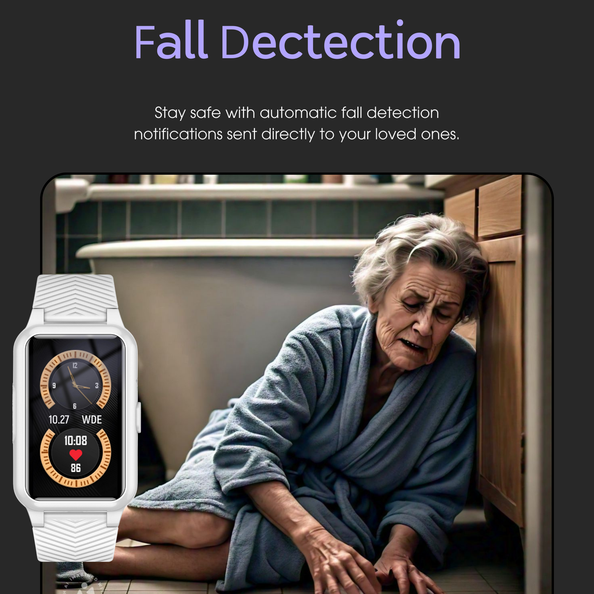 Senior Fall Detection Watch – photo 2