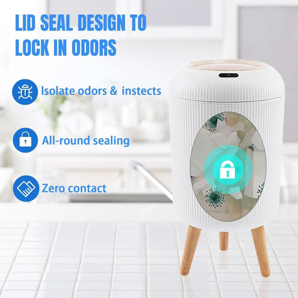Smart Motion Sensor Trash Can – photo 11