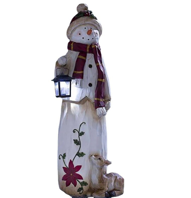 Woodland Snowman Lantern – photo 3