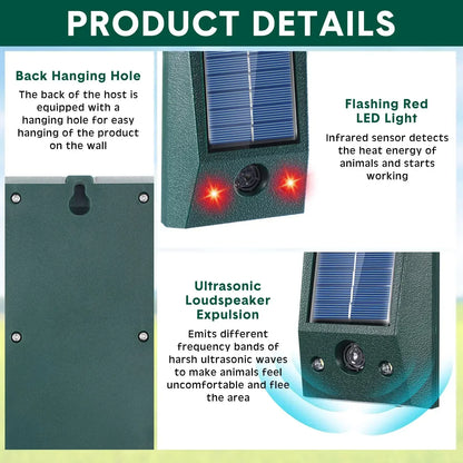 Solar Ultrasonic Bird Repeller – photo 3