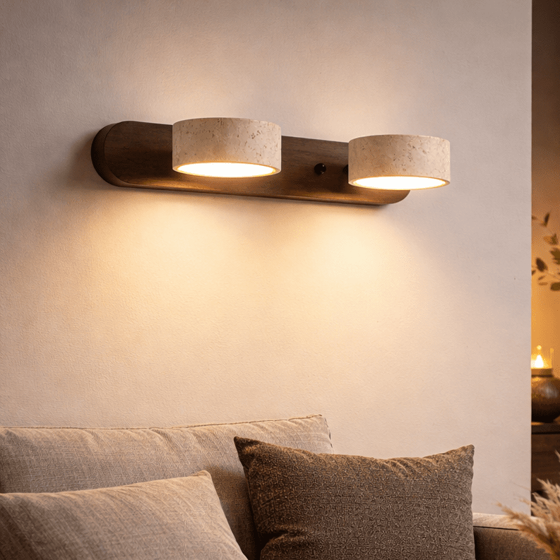 Travertine LED Wall Light