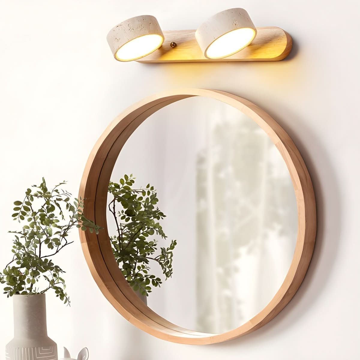 Travertine LED Wall Light – photo 4