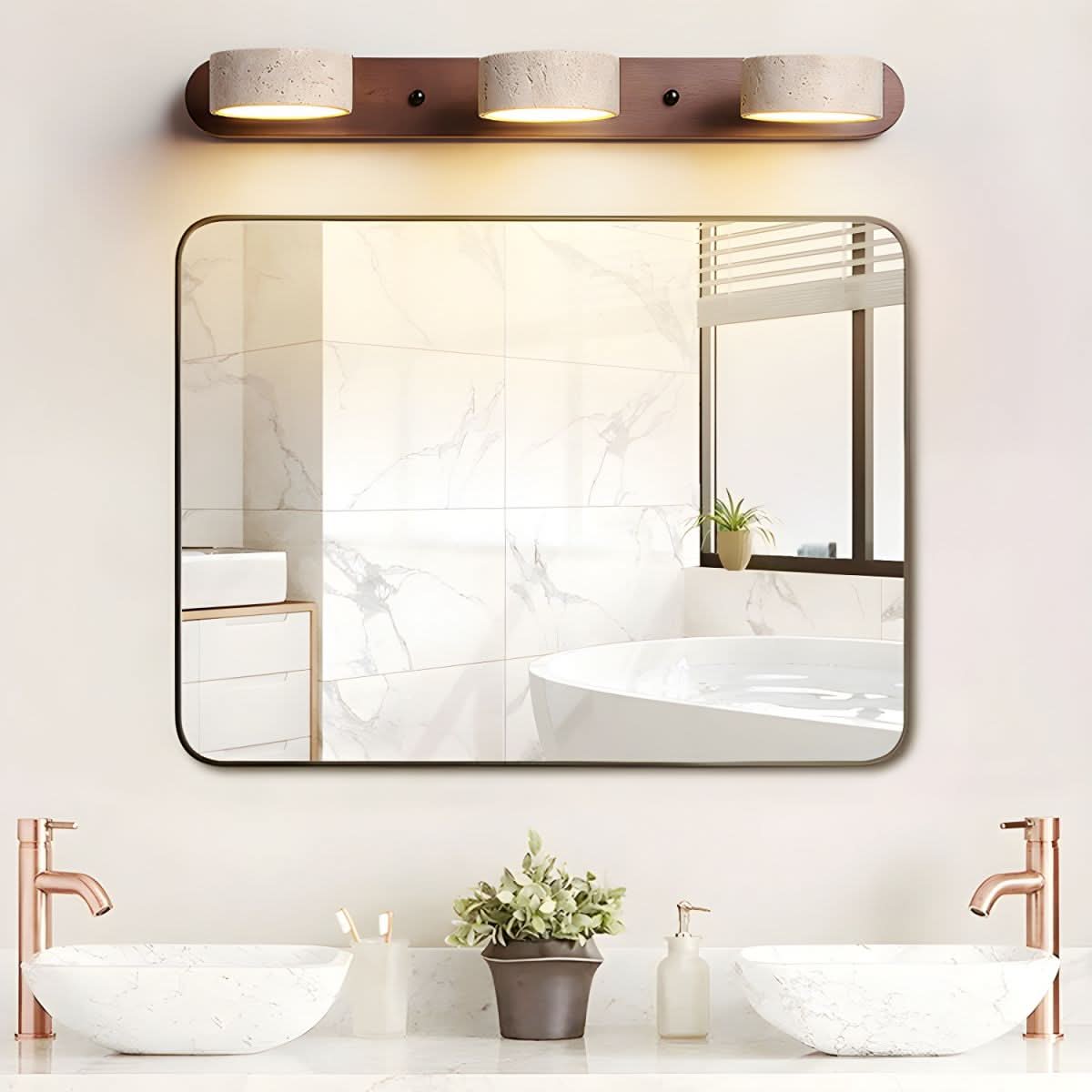 Travertine LED Wall Light – photo 7