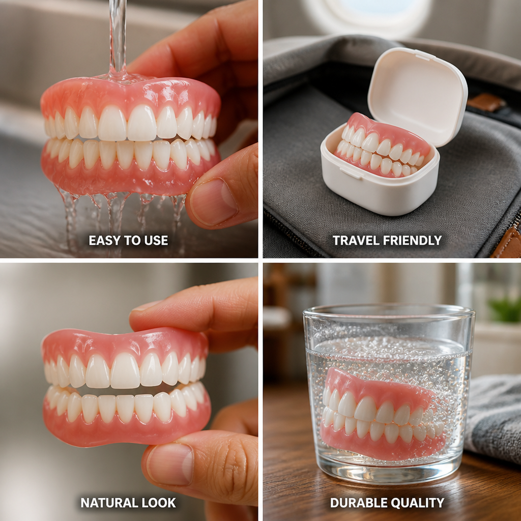 Upper and Lower Silicone Denture Set – photo 2