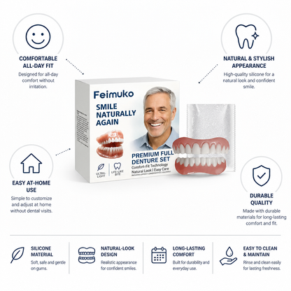 Upper and Lower Silicone Denture Set – photo 4