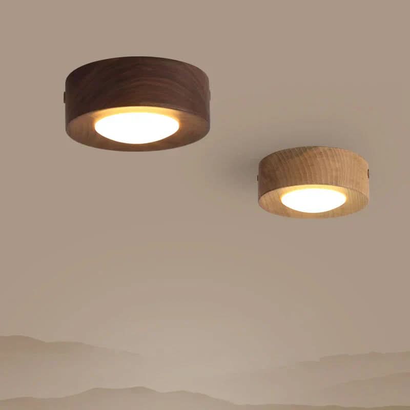 Walnut LED Ceiling Light
