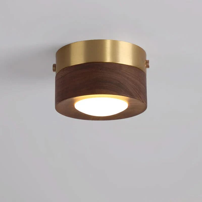 Walnut LED Ceiling Light – photo 2