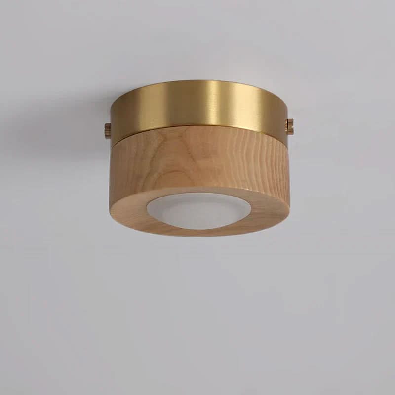 Walnut LED Ceiling Light – photo 3
