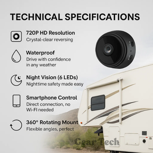 Wireless Backup Camera for RV – photo 2