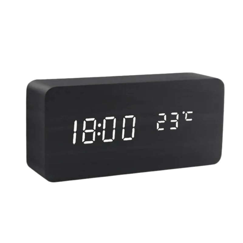 Wooden LED Alarm Clock – photo 10