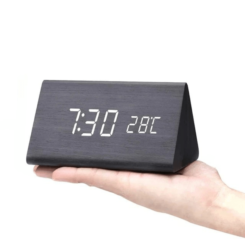 Wooden LED Alarm Clock – photo 6