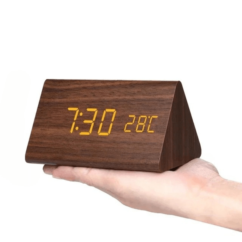 Wooden LED Alarm Clock – photo 7