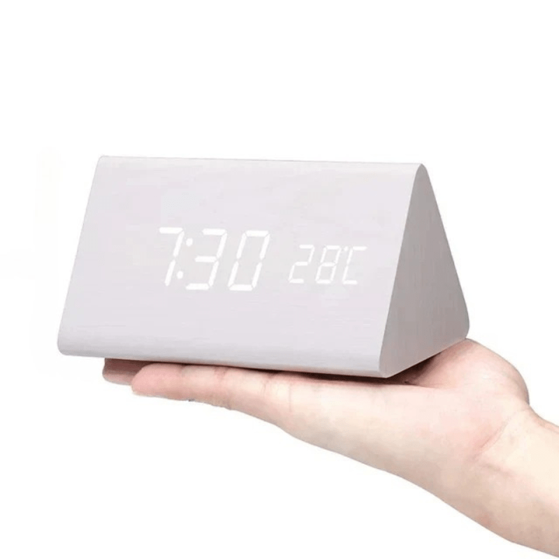 Wooden LED Alarm Clock – photo 8