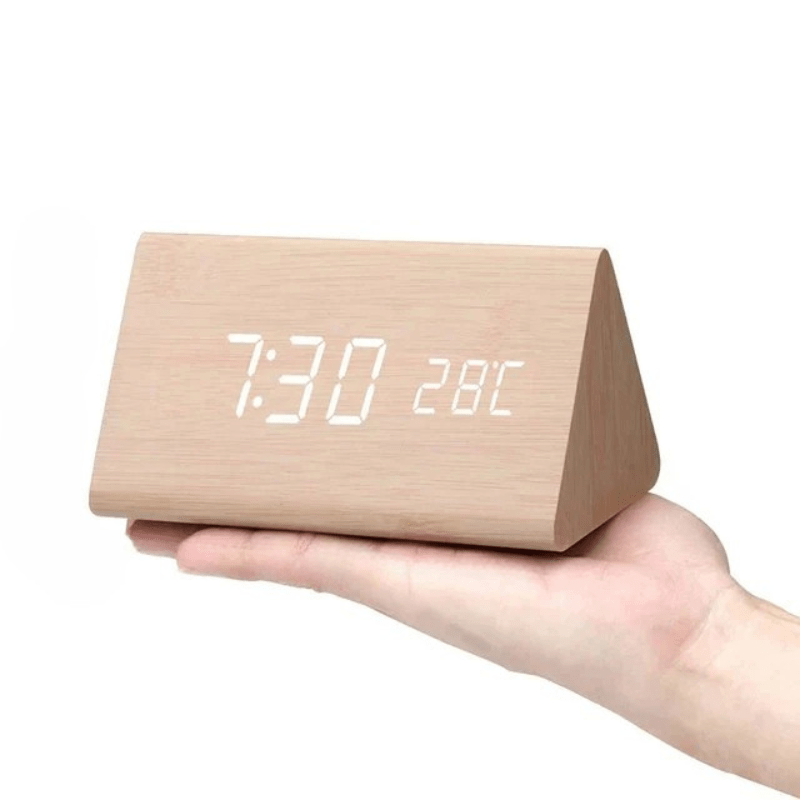 Wooden LED Alarm Clock – photo 9